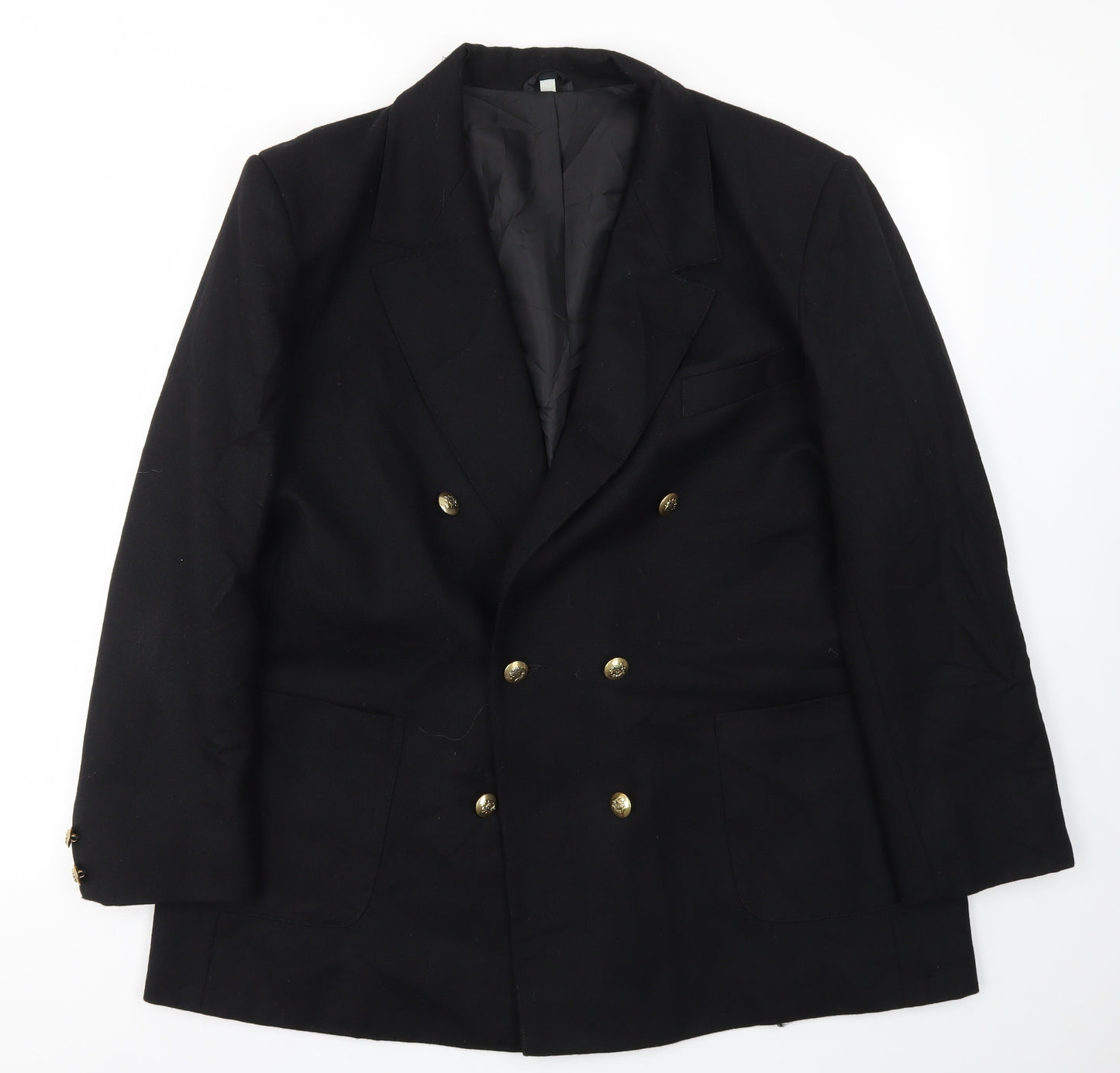 Preworn Womens Black   Jacket Blazer Size 20