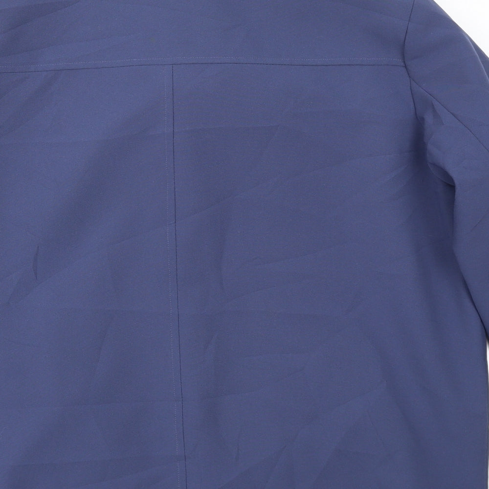 ADME Womens Blue   Jacket Coat Size L