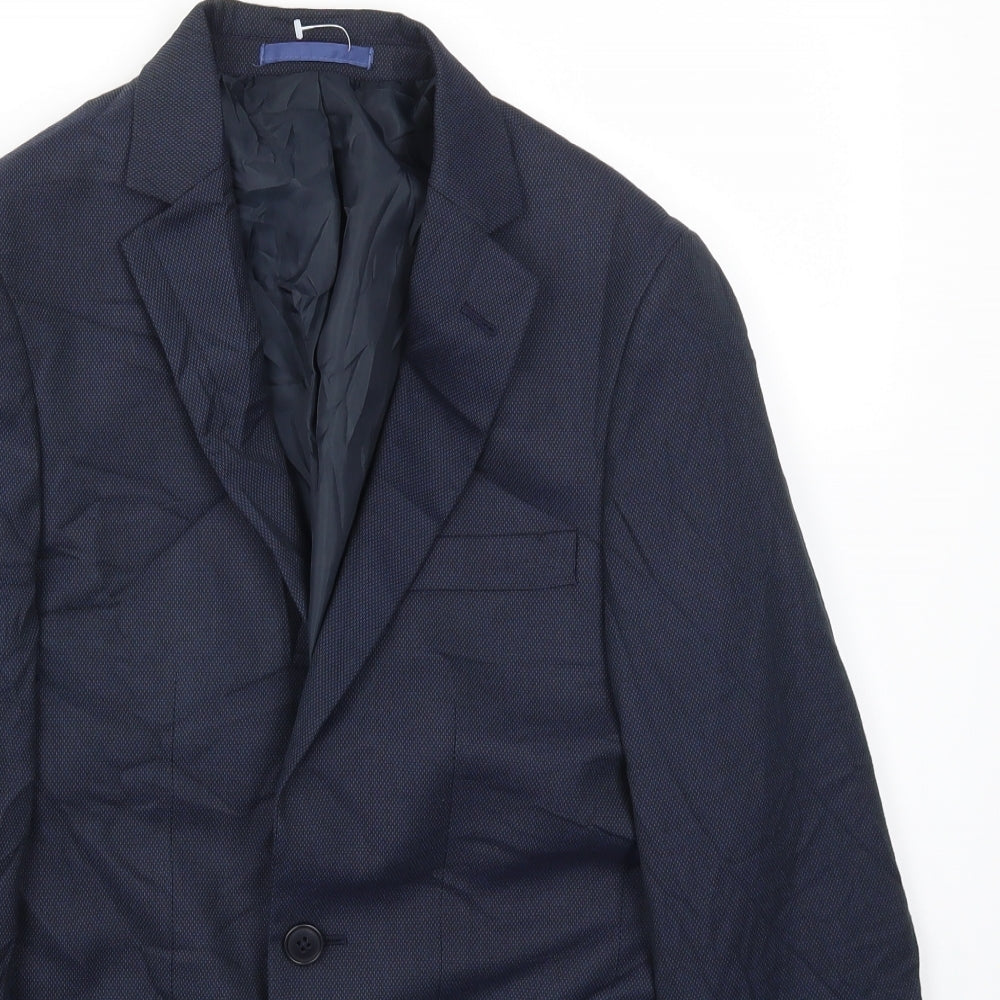 M&S Mens Blue   Jacket Blazer Size 34