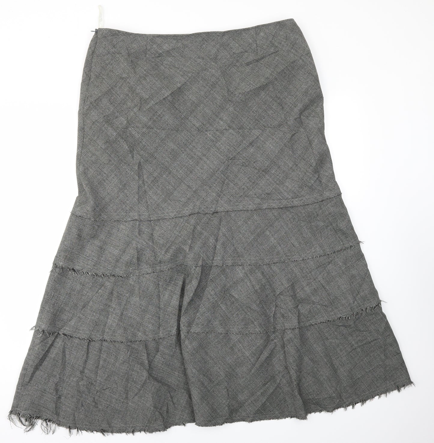 Primark Womens Grey   Flare Skirt Size 18