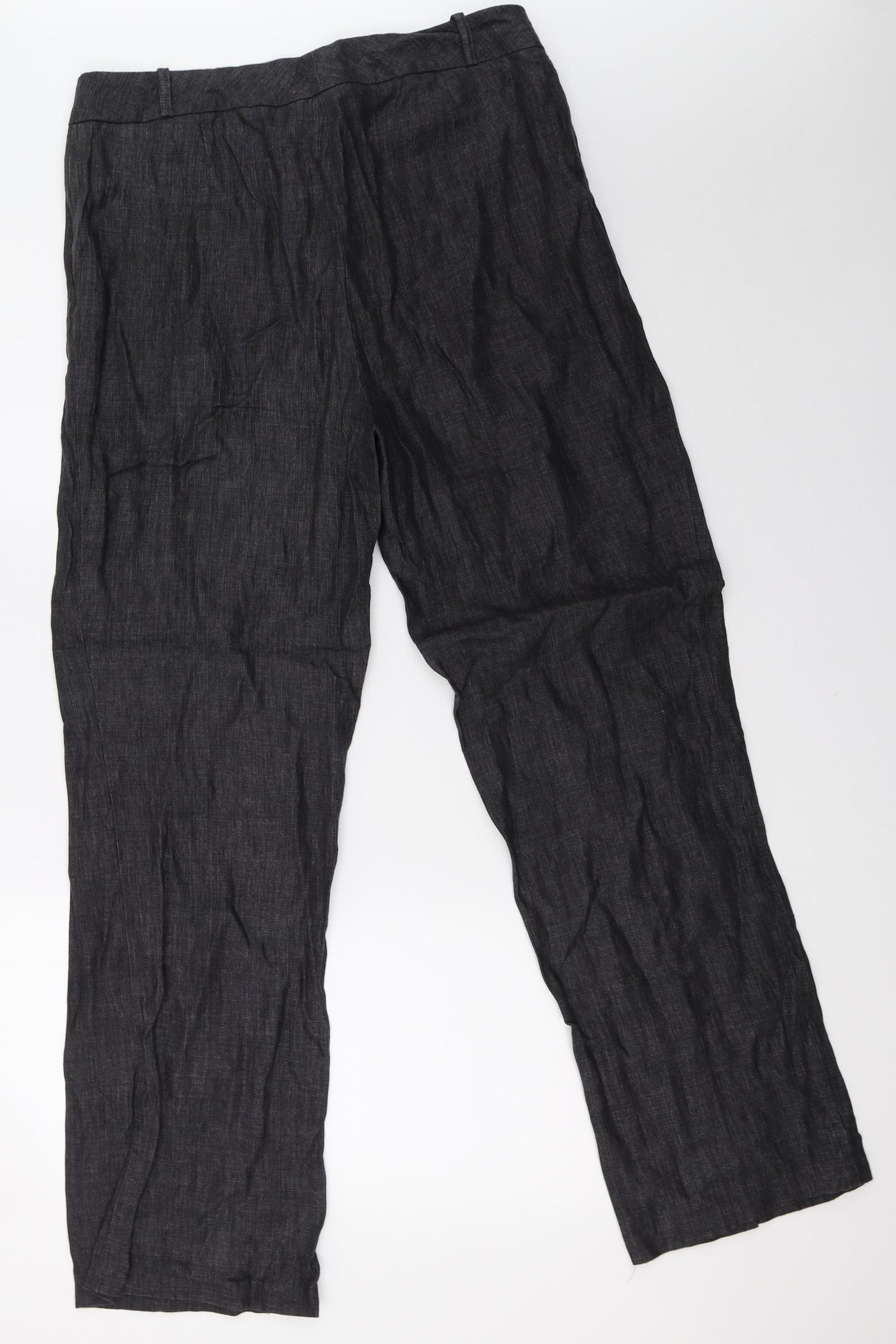 Marks and Spencer Womens Grey   Trousers  Size 14 L32 in