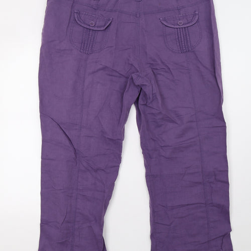 BHS Womens Purple   Trousers  Size 20 L28 in