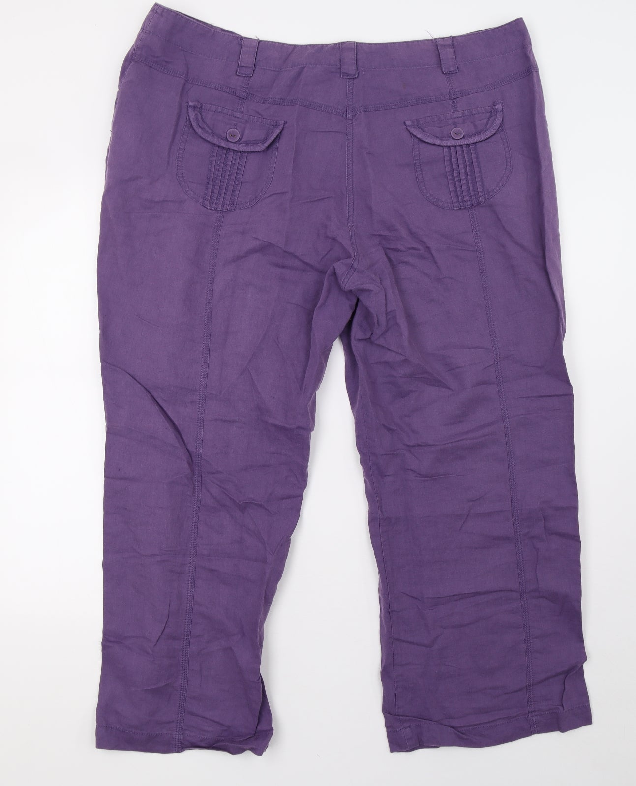BHS Womens Purple   Trousers  Size 20 L28 in