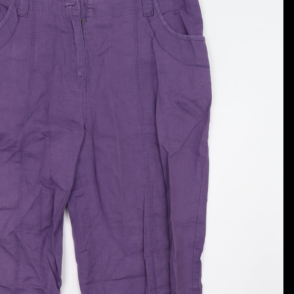 BHS Womens Purple   Trousers  Size 20 L28 in