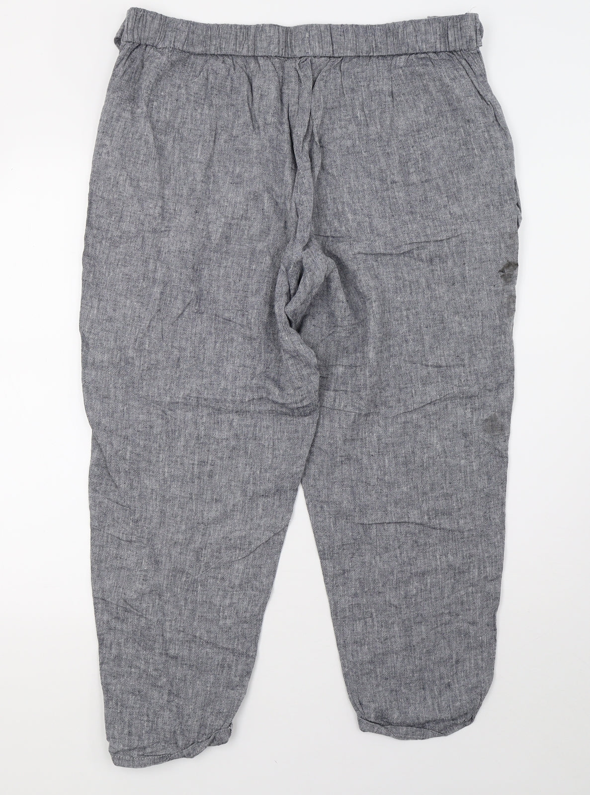 F&F Womens Grey   Trousers  Size 16 L27 in