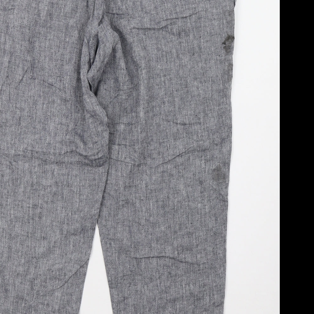 F&F Womens Grey   Trousers  Size 16 L27 in