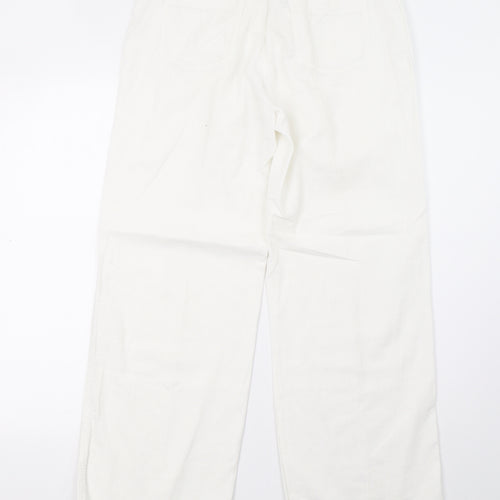 Marks and Spencer Womens White   Trousers  Size 12 L30 in