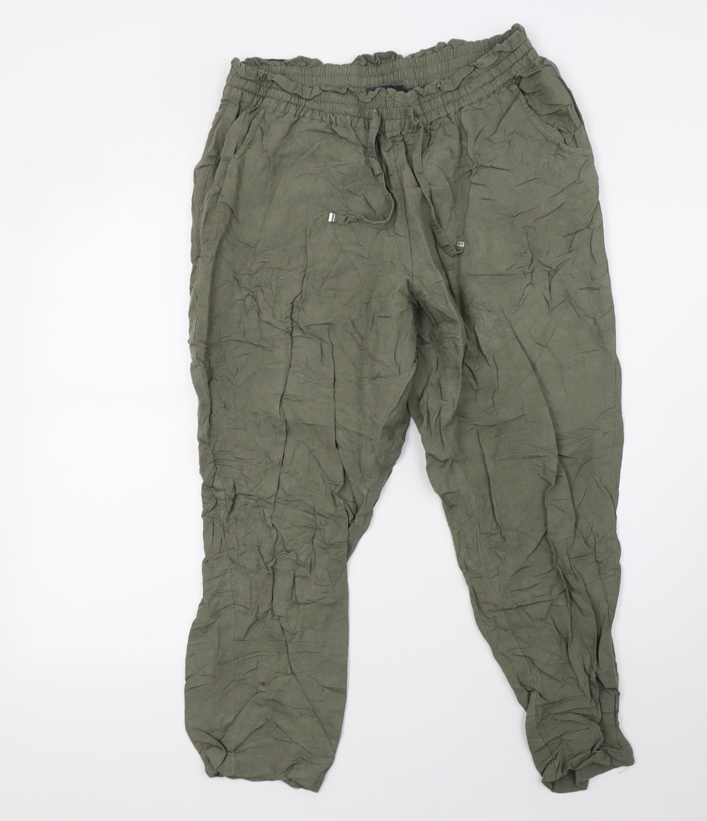Yessica Womens Green   Trousers  Size 10 L30 in