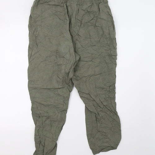 Yessica Womens Green   Trousers  Size 10 L30 in