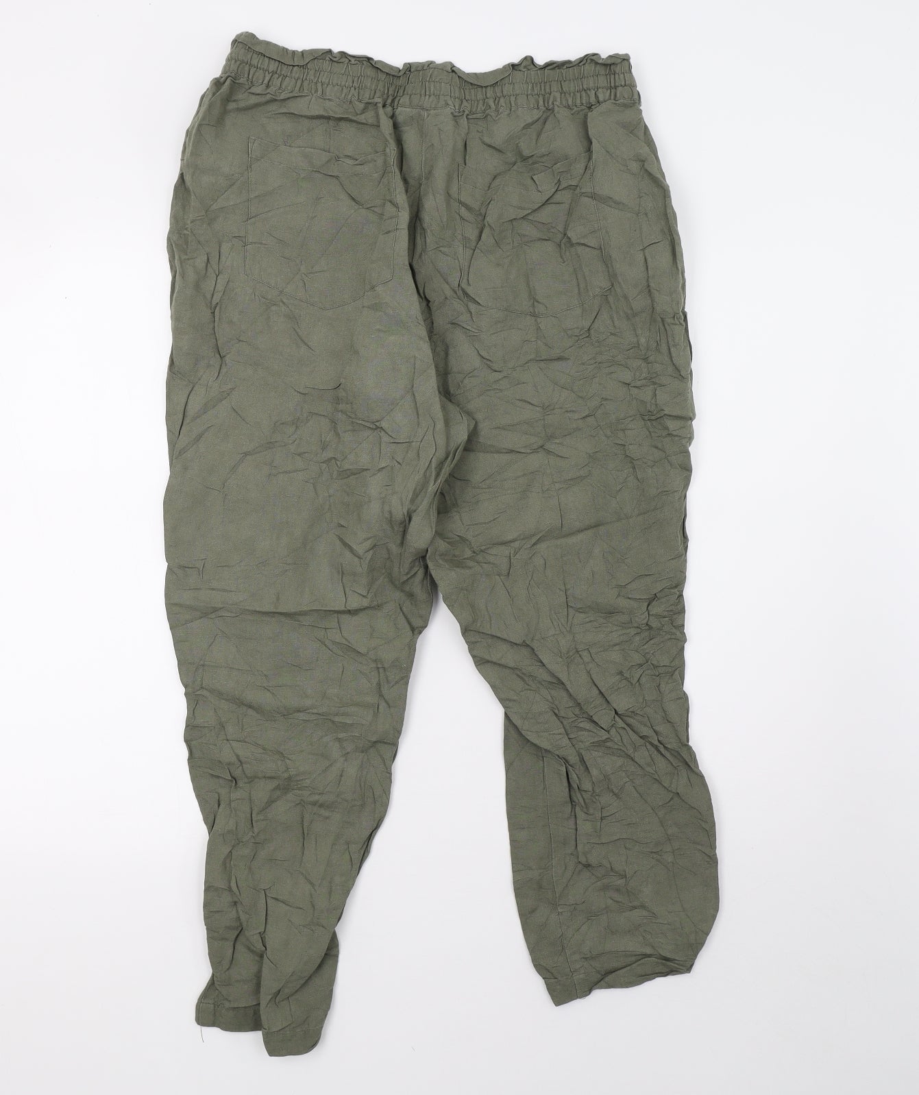 Yessica Womens Green   Trousers  Size 10 L30 in