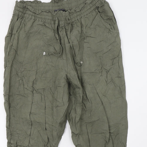 Yessica Womens Green   Trousers  Size 10 L30 in
