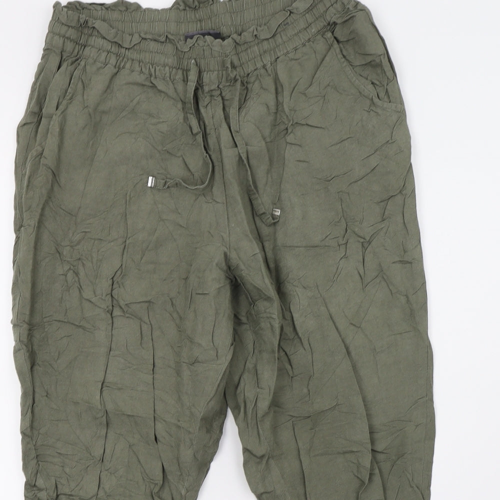 Yessica Womens Green   Trousers  Size 10 L30 in