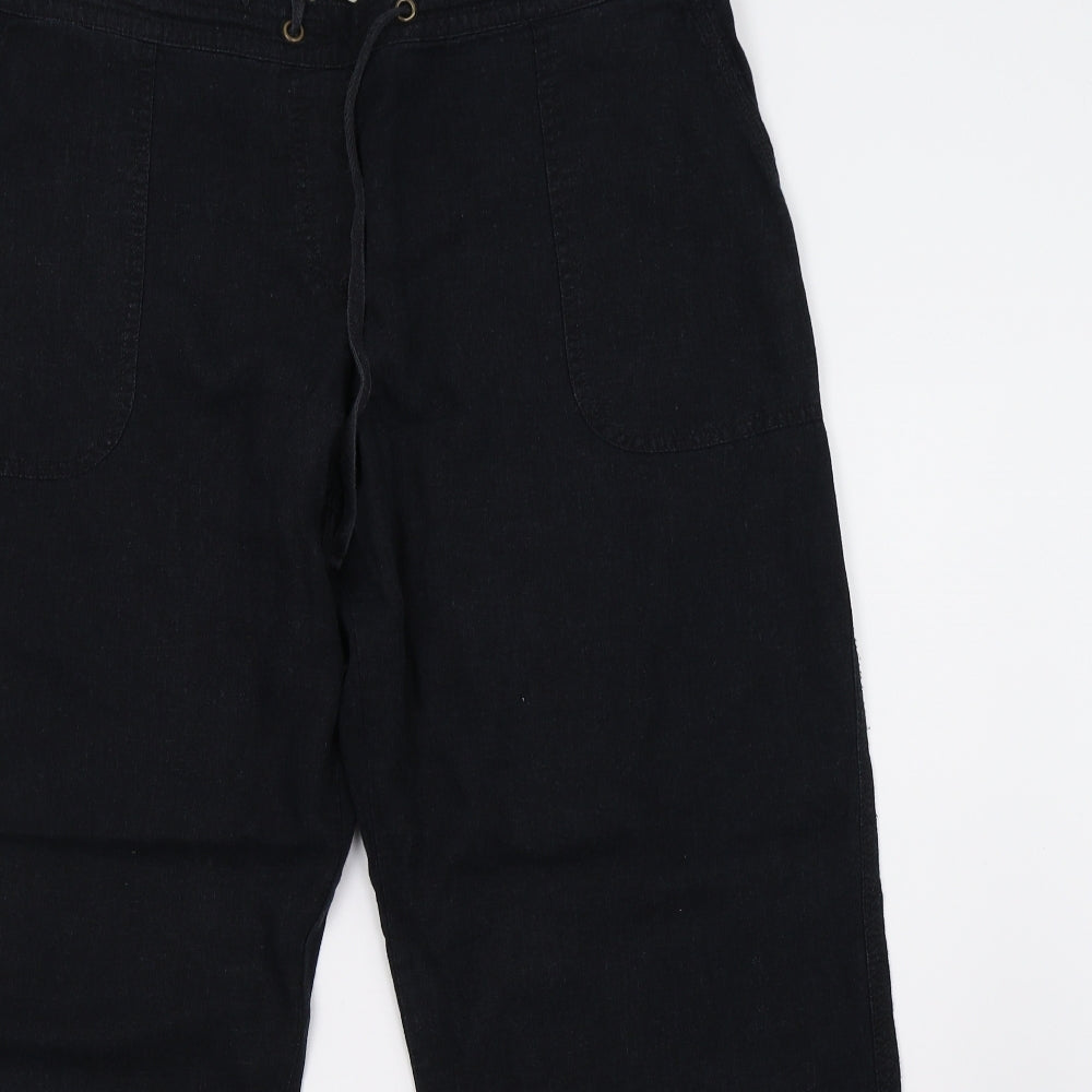 Sainsburys Womens Blue   Trousers  Size 16 L30 in