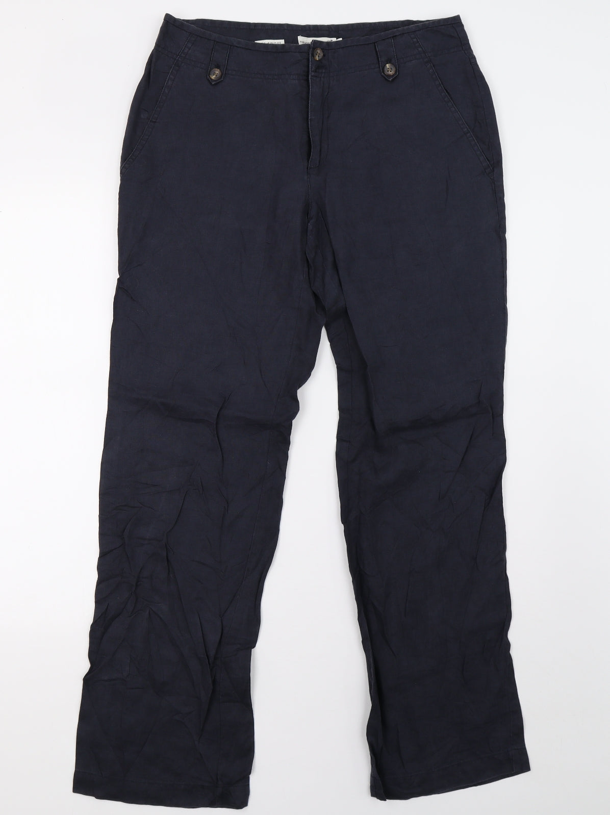 Preworn Womens Blue   Trousers  Size 16 L32 in