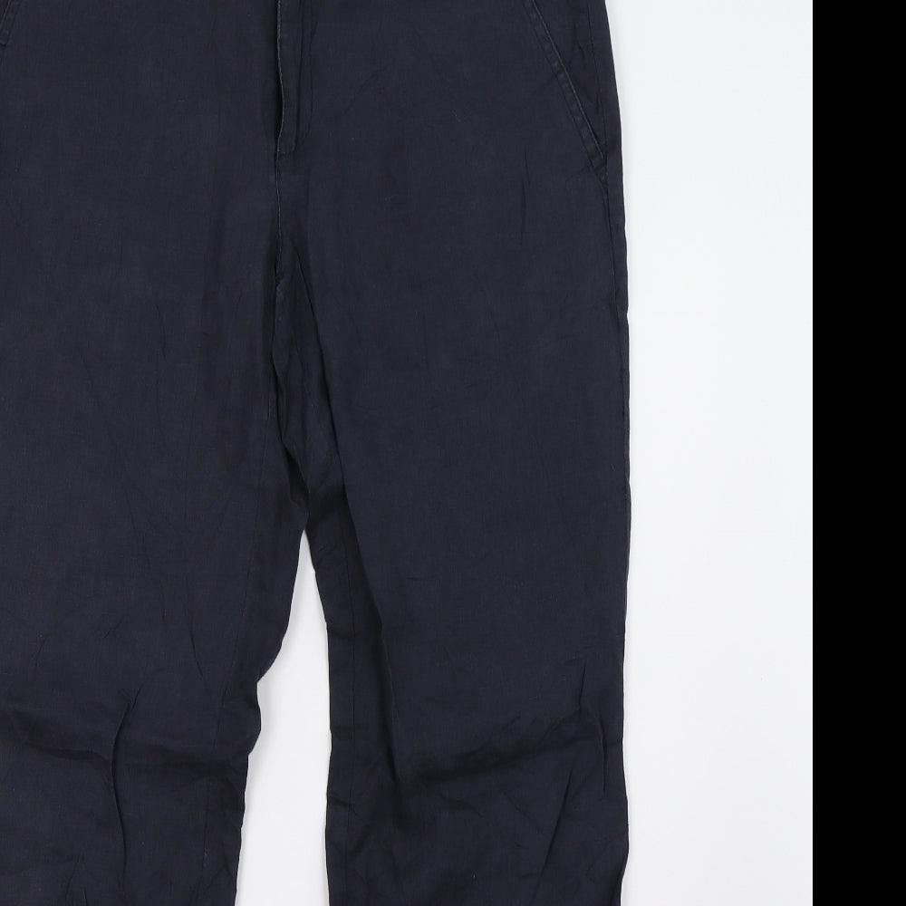 Preworn Womens Blue   Trousers  Size 16 L32 in