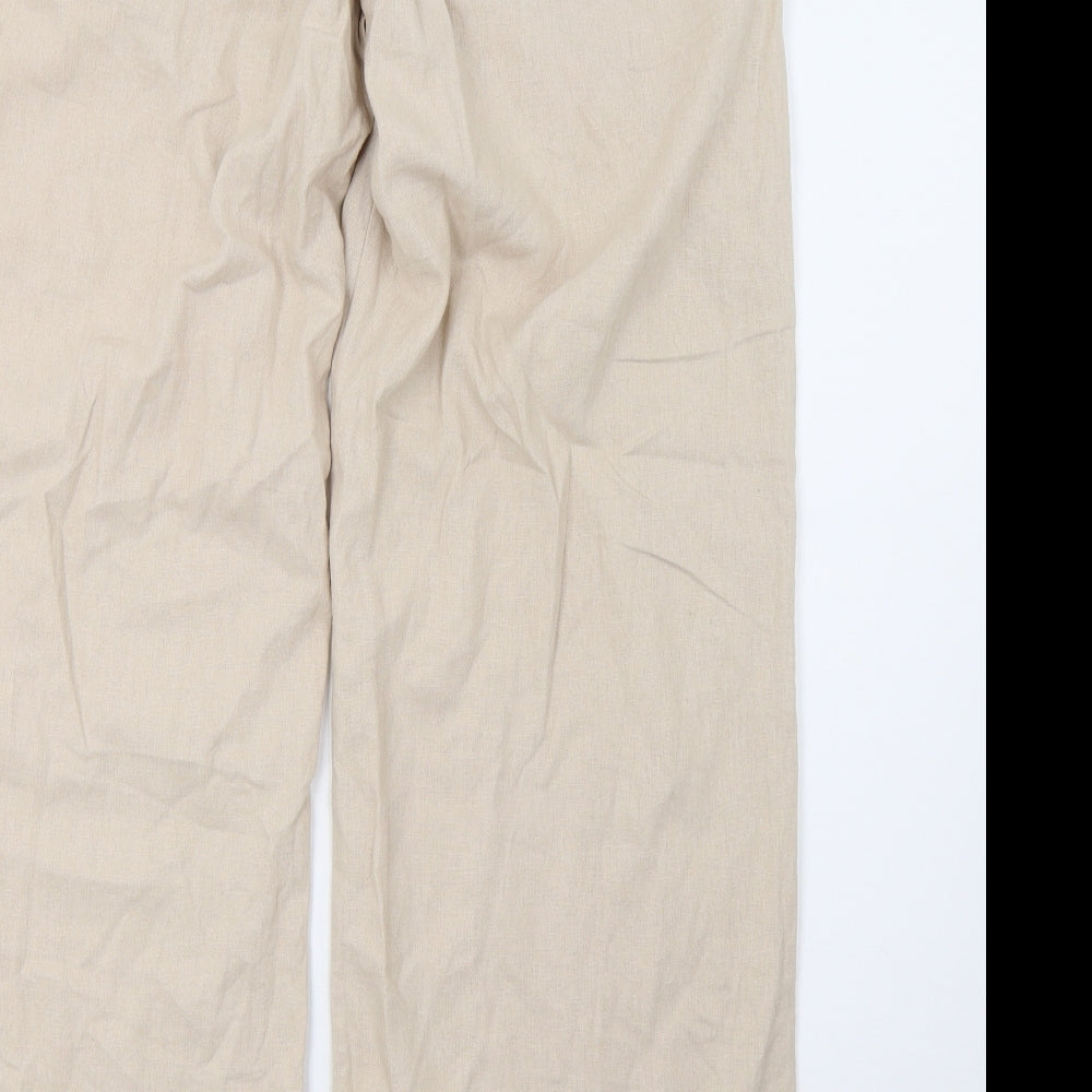 Wallis Womens Beige   Trousers  Size 12 L32 in
