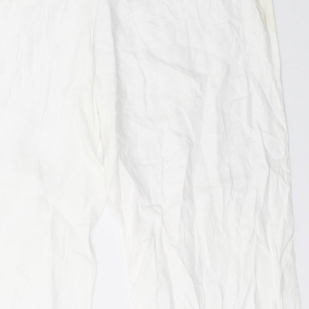Taifun Womens White   Trousers  Size 18 L32 in
