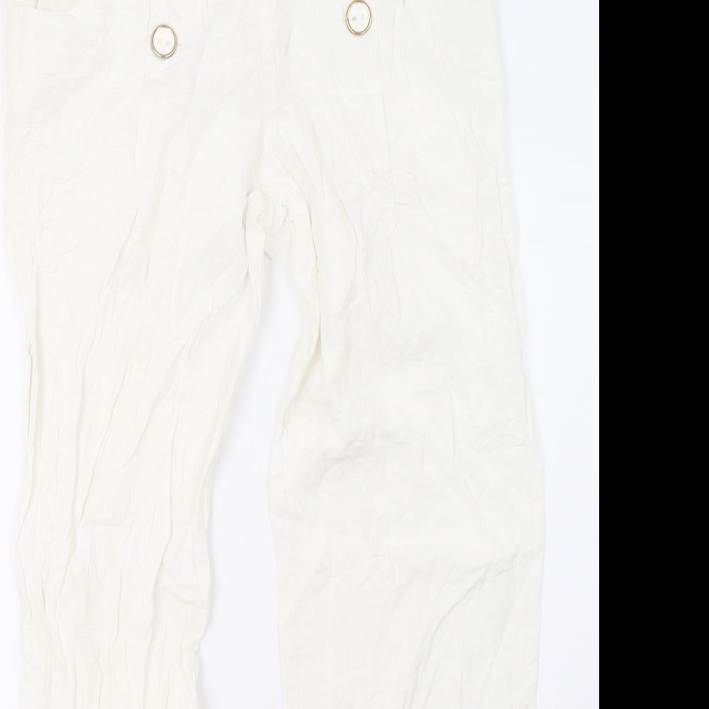 newlook Womens White   Trousers  Size 12 L31 in