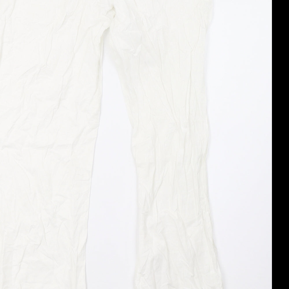 newlook Womens White   Trousers  Size 12 L31 in