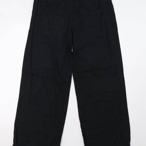 NEXT Womens Black   Trousers  Size 10 L28 in