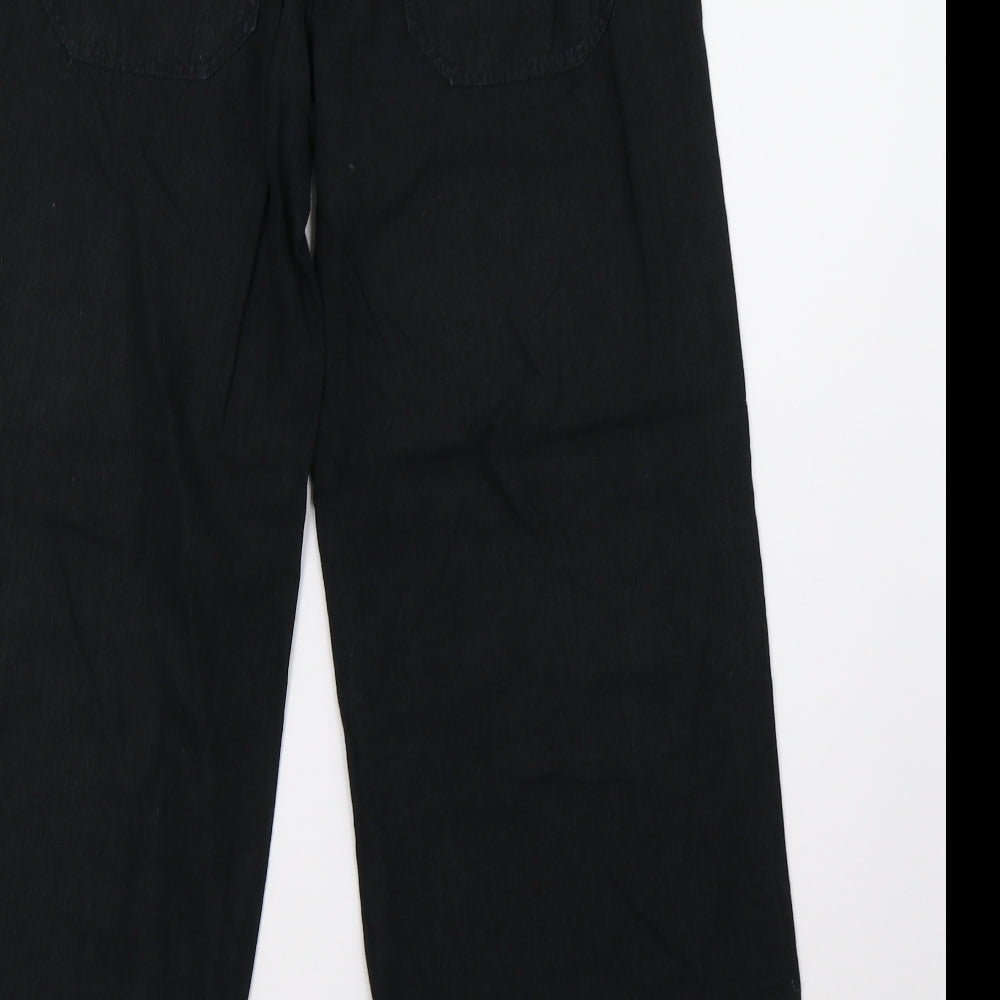 NEXT Womens Black   Trousers  Size 10 L28 in