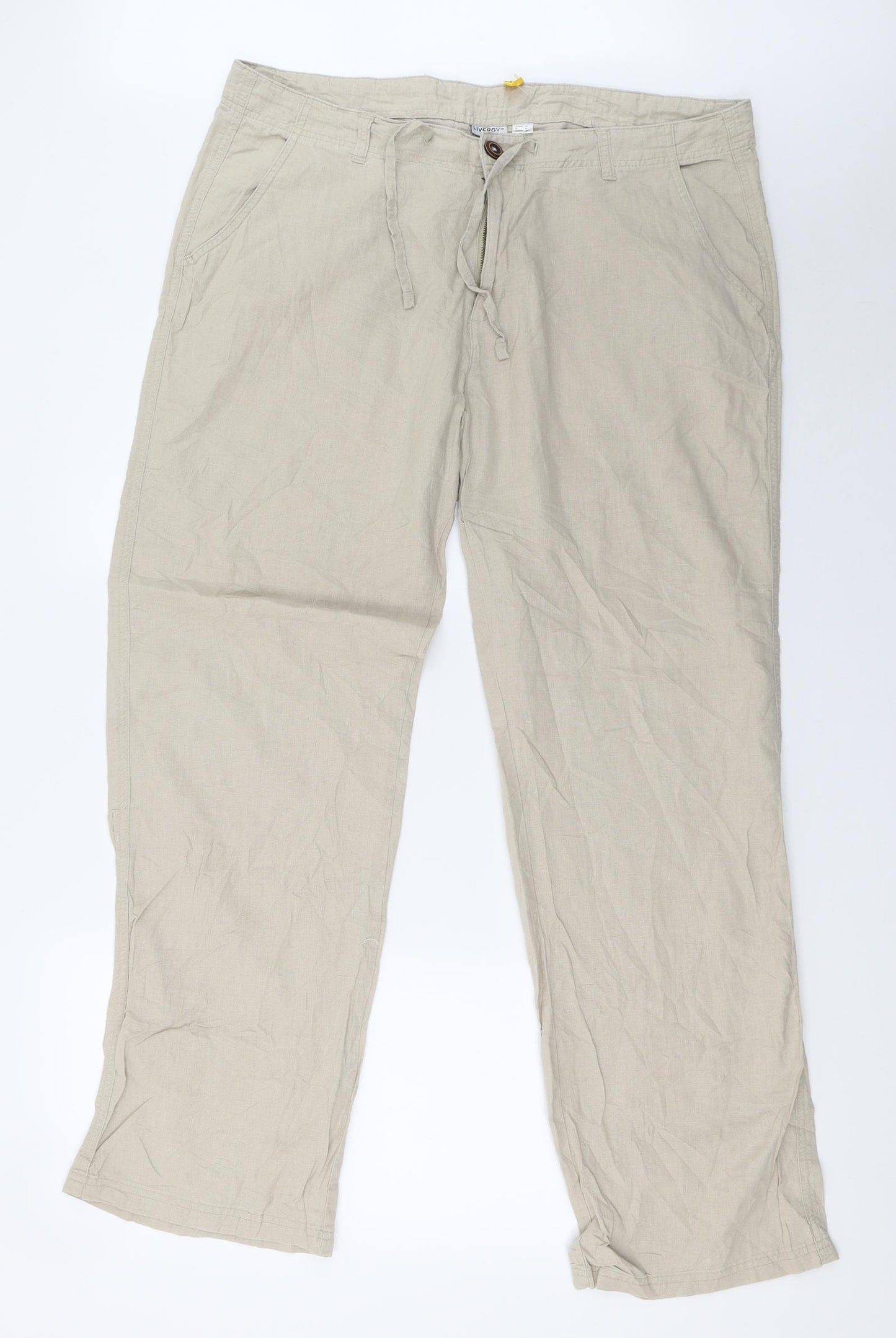 Livergy Womens Beige   Trousers  Size 18 L32 in