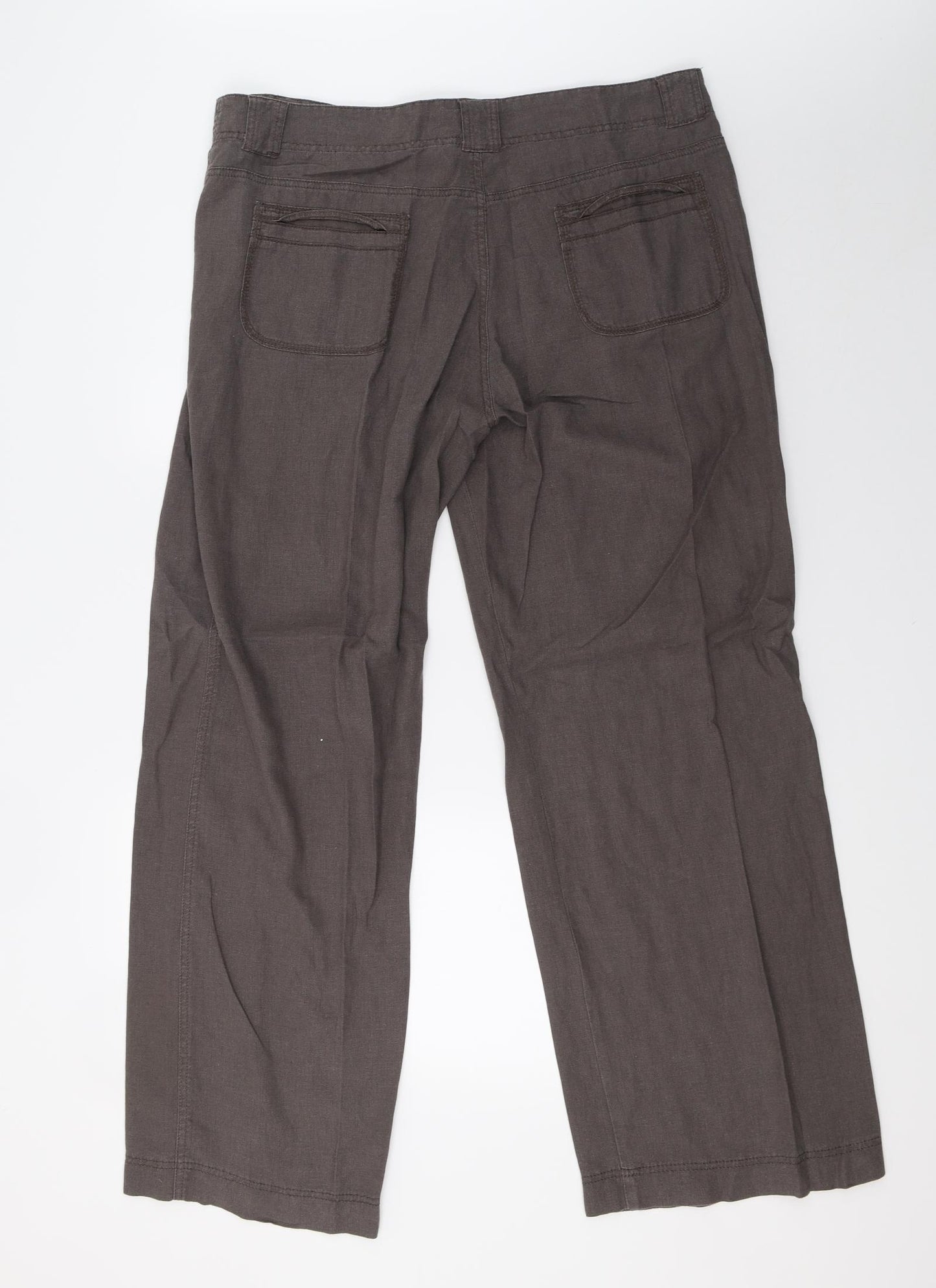 Marks and Spencer Womens Grey   Trousers  Size 18 L32 in