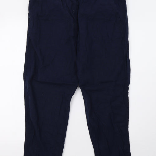 Preworn Womens Blue   Trousers  Size 14 L28 in
