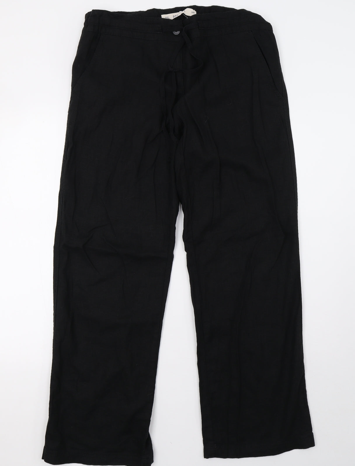 NEXT Womens Black   Trousers  Size 14 L32 in