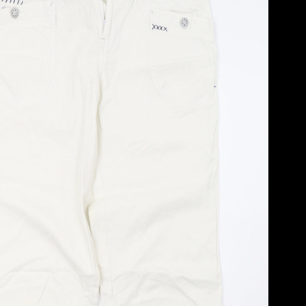 Joe Browns Womens White   Trousers  Size 14 L30 in