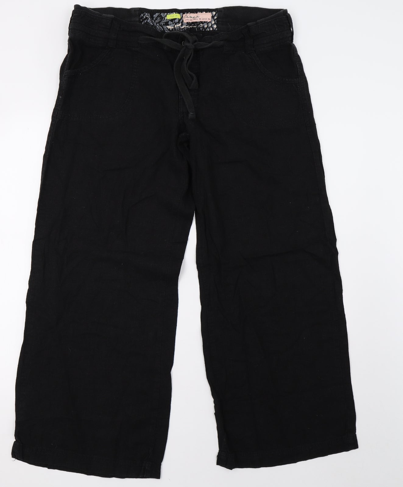New Look Womens Black   Trousers  Size 16 L30 in