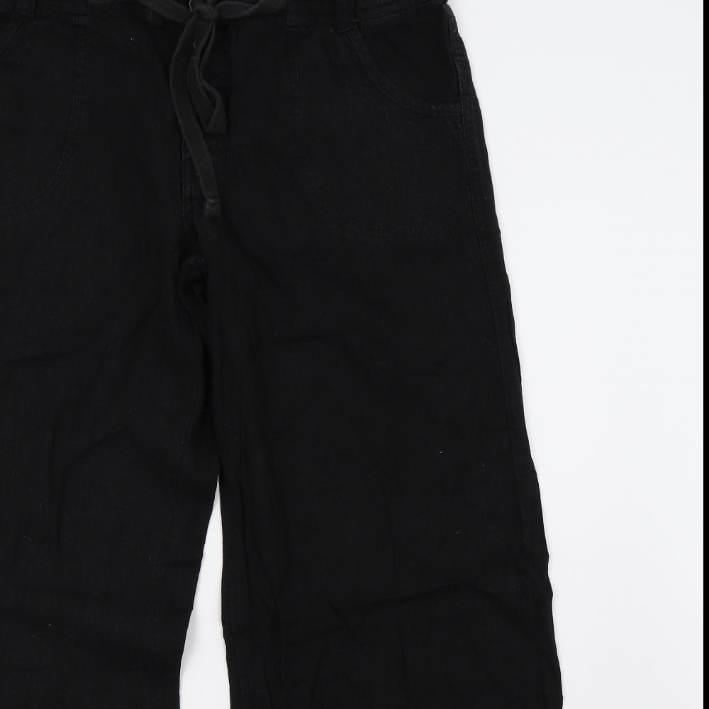 New Look Womens Black   Trousers  Size 16 L30 in