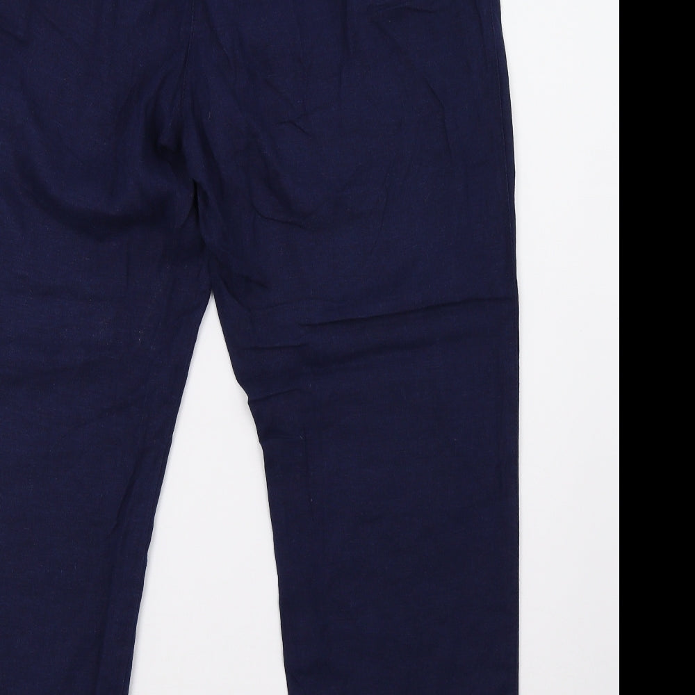 NEXT Womens Blue   Trousers  Size 14 L30 in