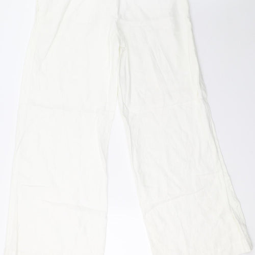 Full Circle Womens White   Trousers  Size 12 L32 in