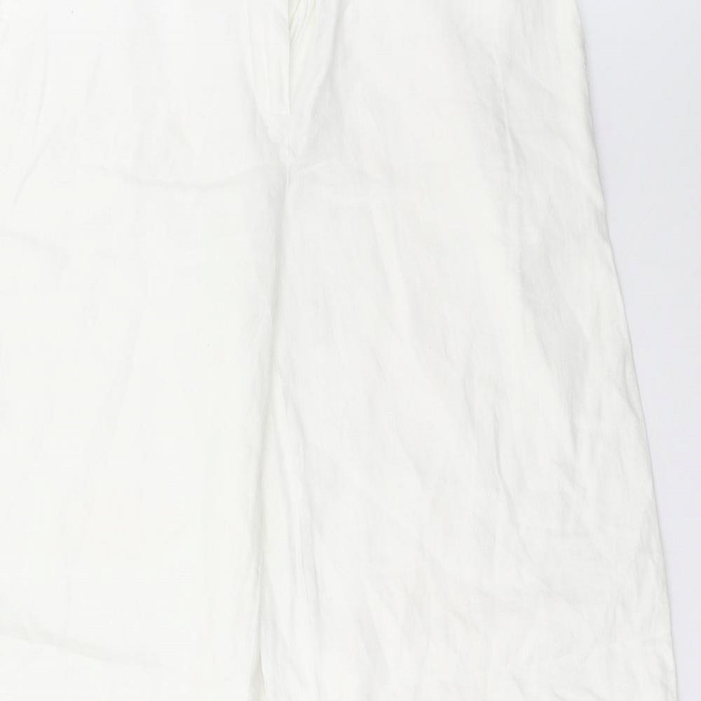 Full Circle Womens White   Trousers  Size 12 L32 in