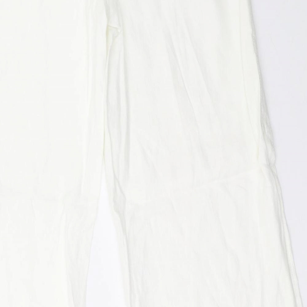 Full Circle Womens White   Trousers  Size 12 L32 in
