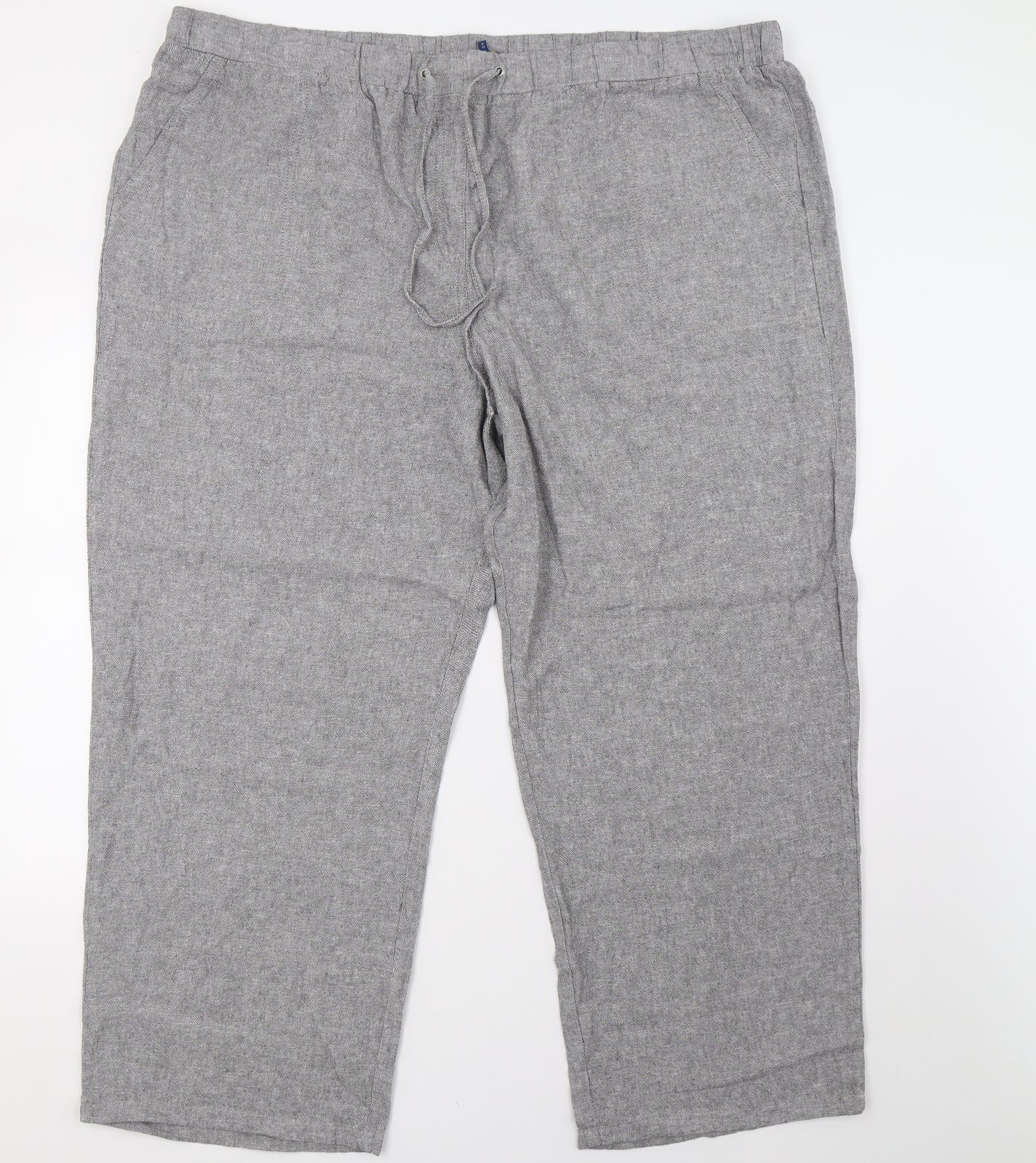 Cotton Traders Womens Grey   Trousers  Size 24 L30 in
