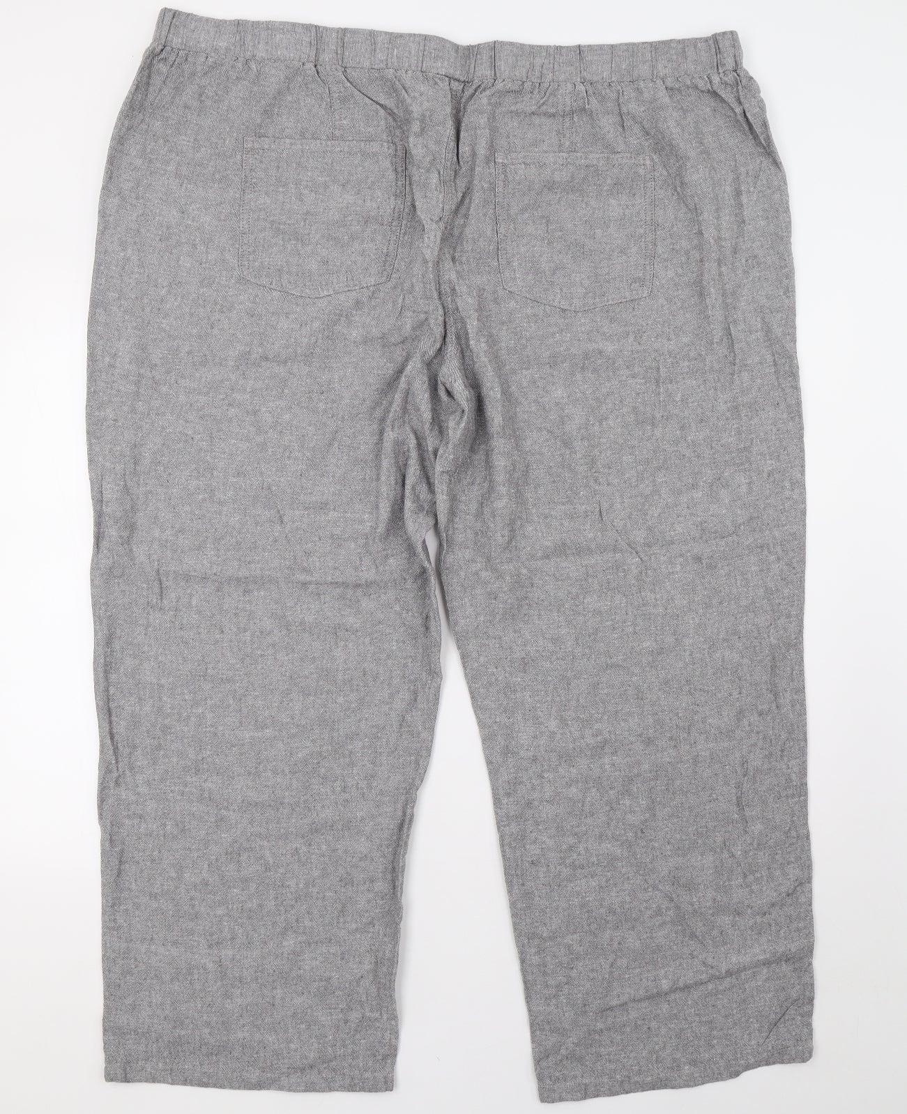 Cotton Traders Womens Grey   Trousers  Size 24 L30 in