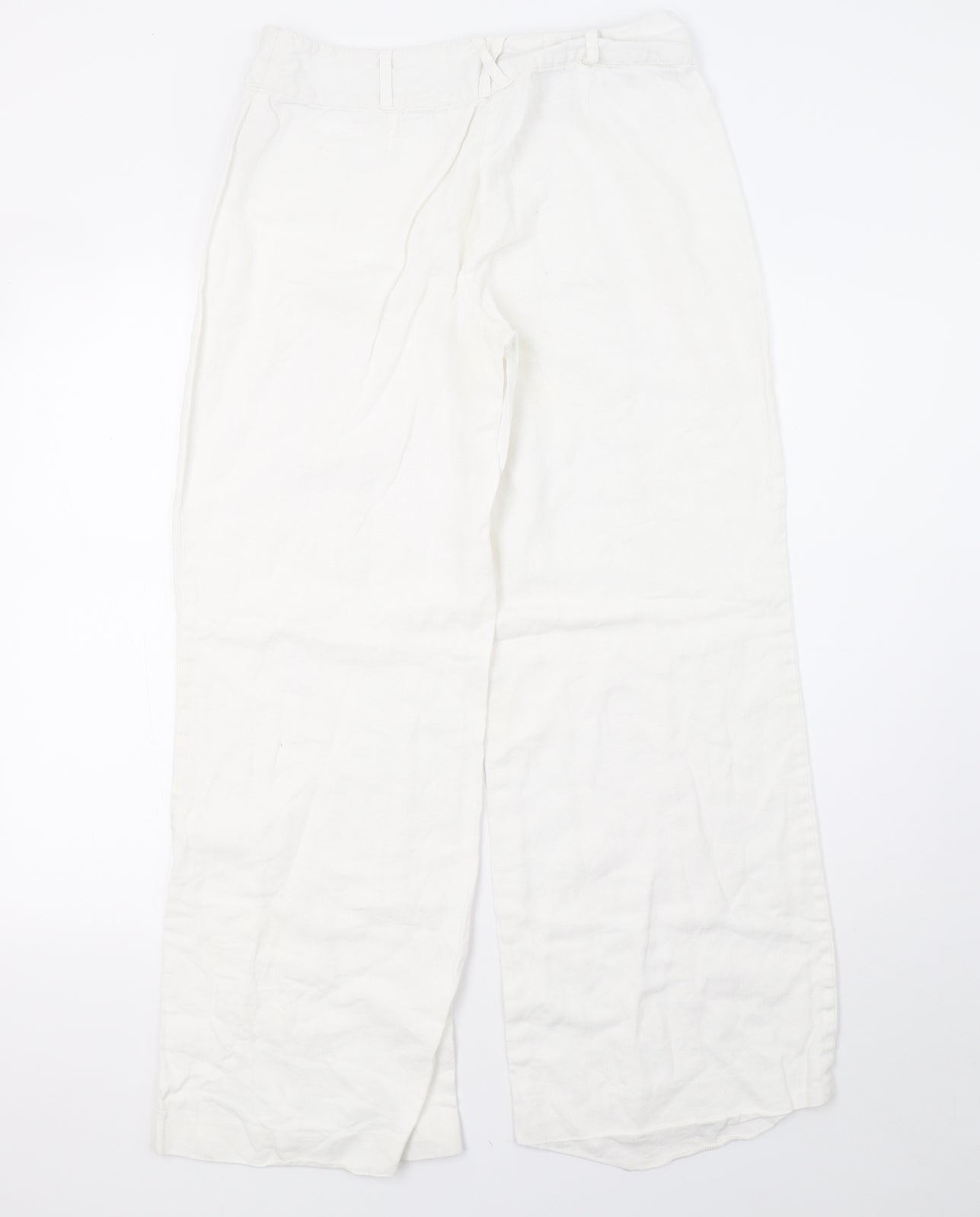 NEXT Womens White   Trousers  Size 12 L32 in