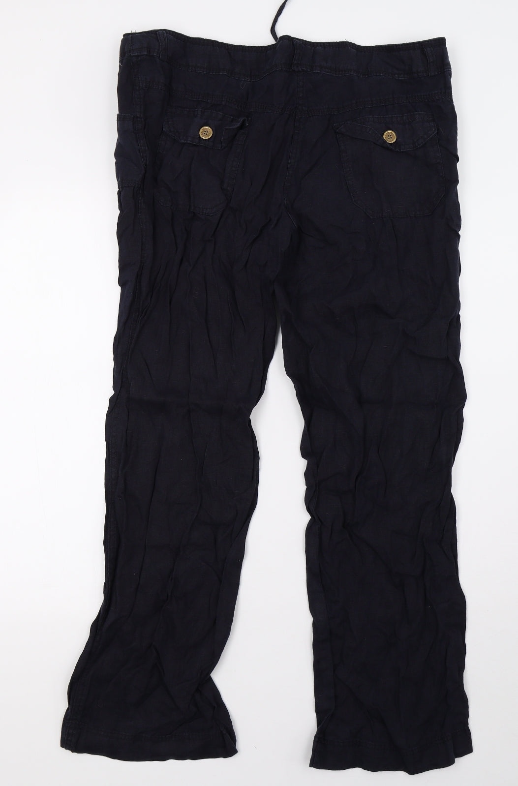 Denim & Co. Womens Blue   Trousers  Size 16 L31 in