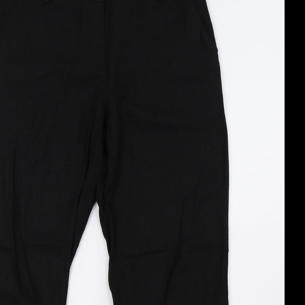 nhs Womens Black   Trousers  Size 12 L28 in