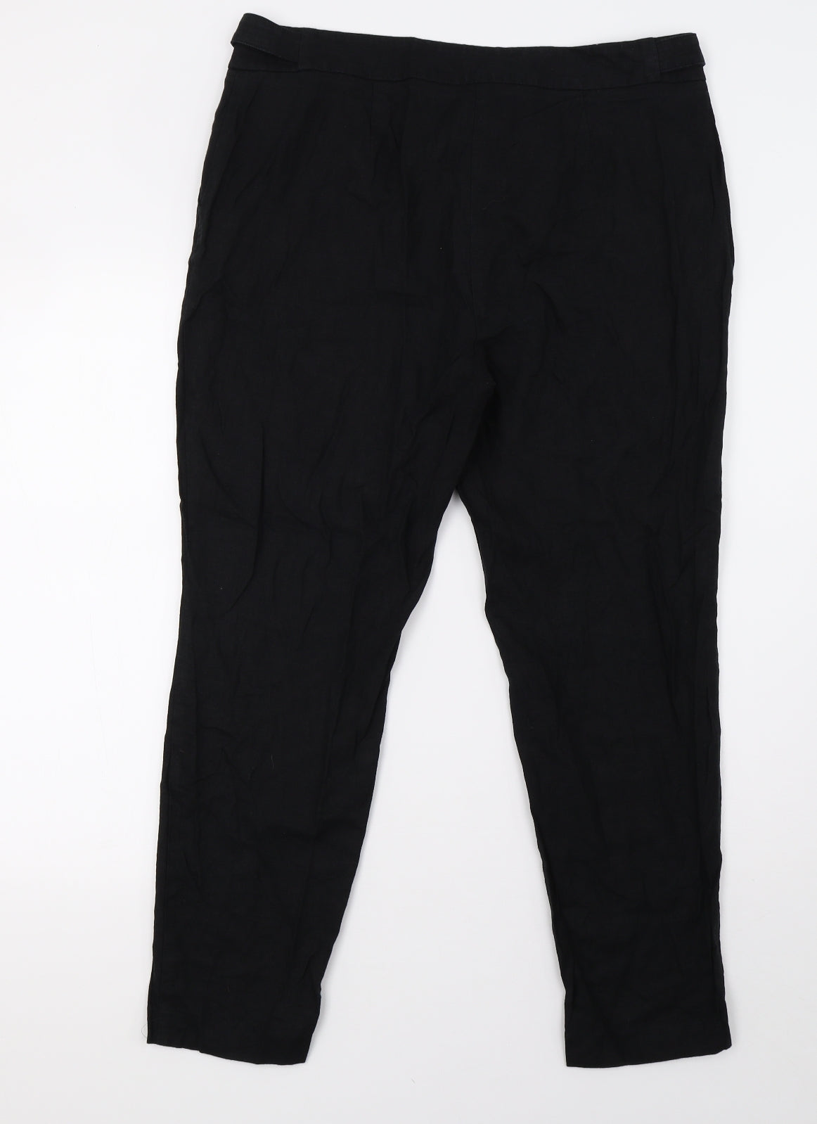 Marks and Spencer Womens Black   Trousers  Size 14 L28 in