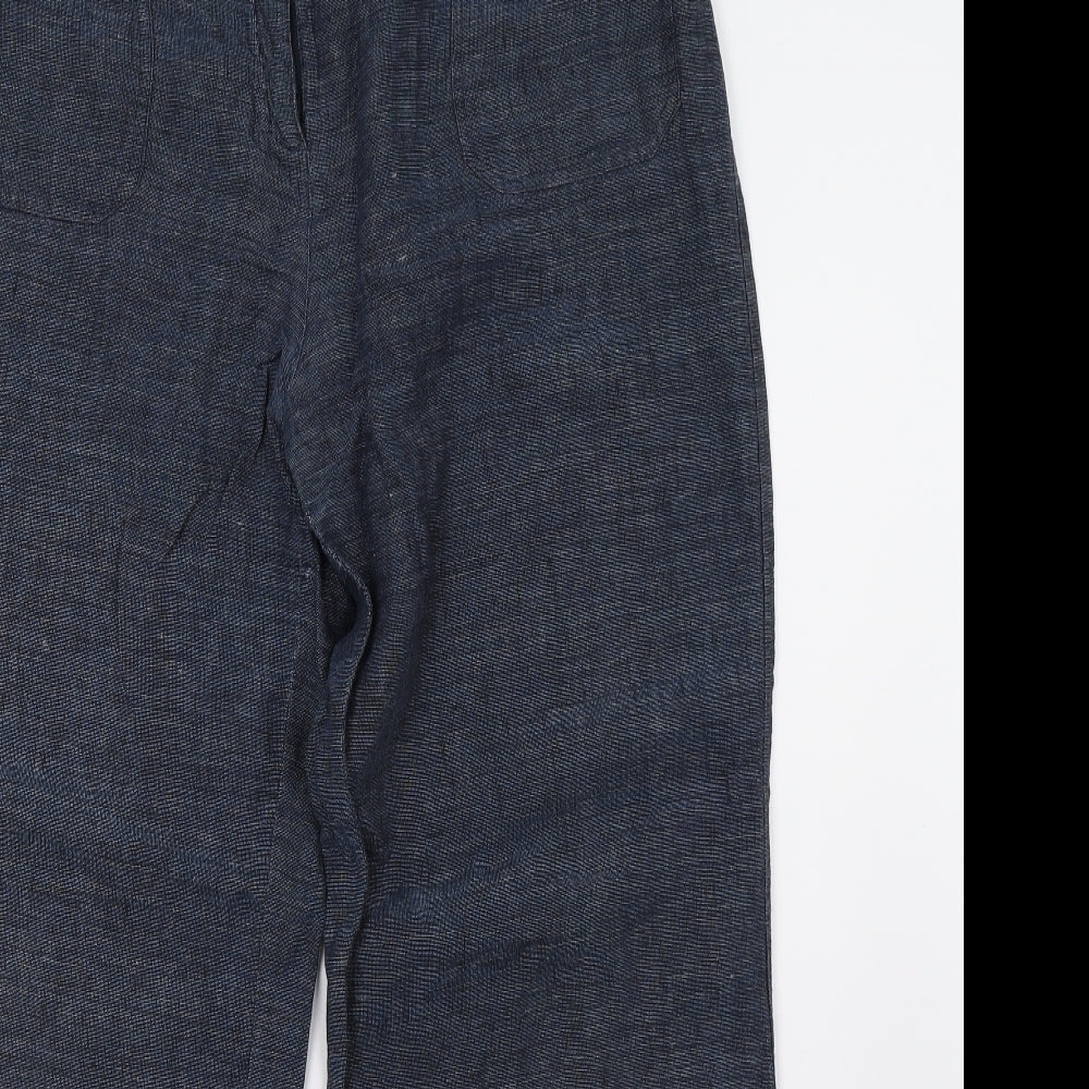 Monsoon Womens Blue   Trousers  Size 16 L31 in
