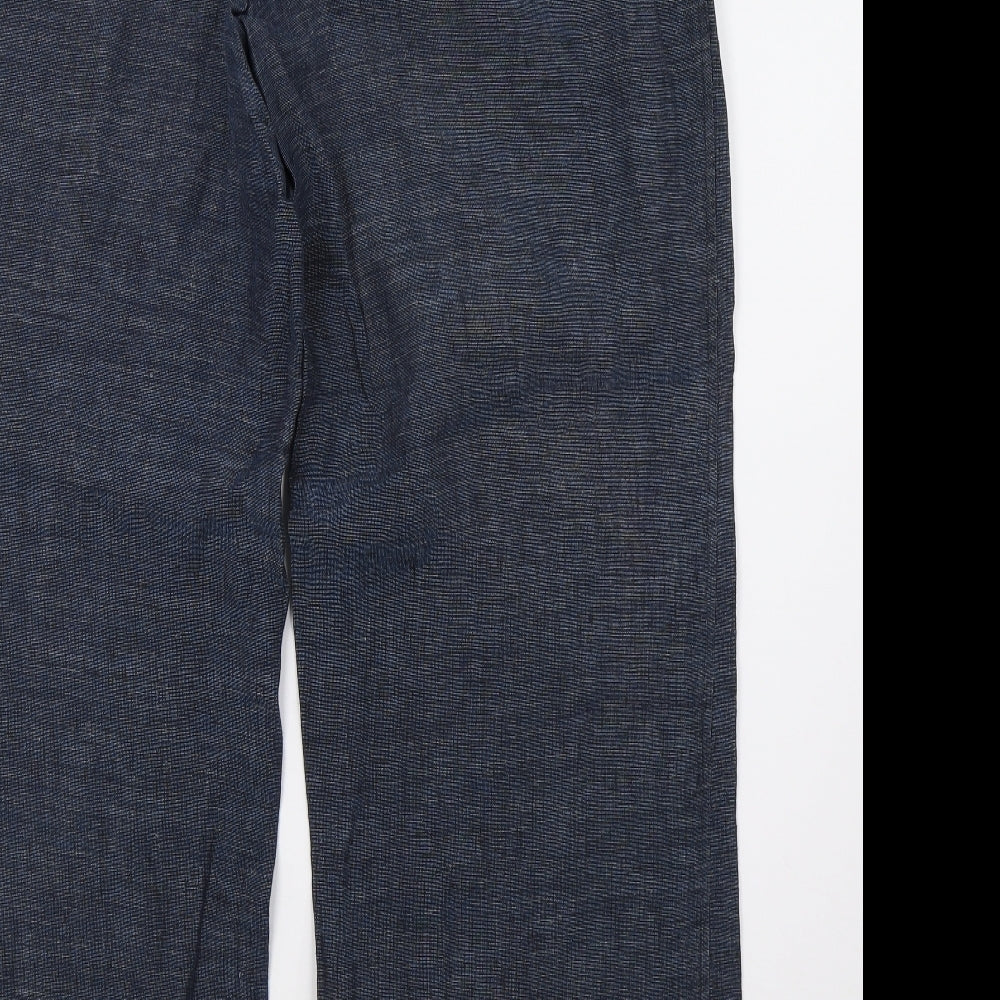 Monsoon Womens Blue   Trousers  Size 16 L31 in