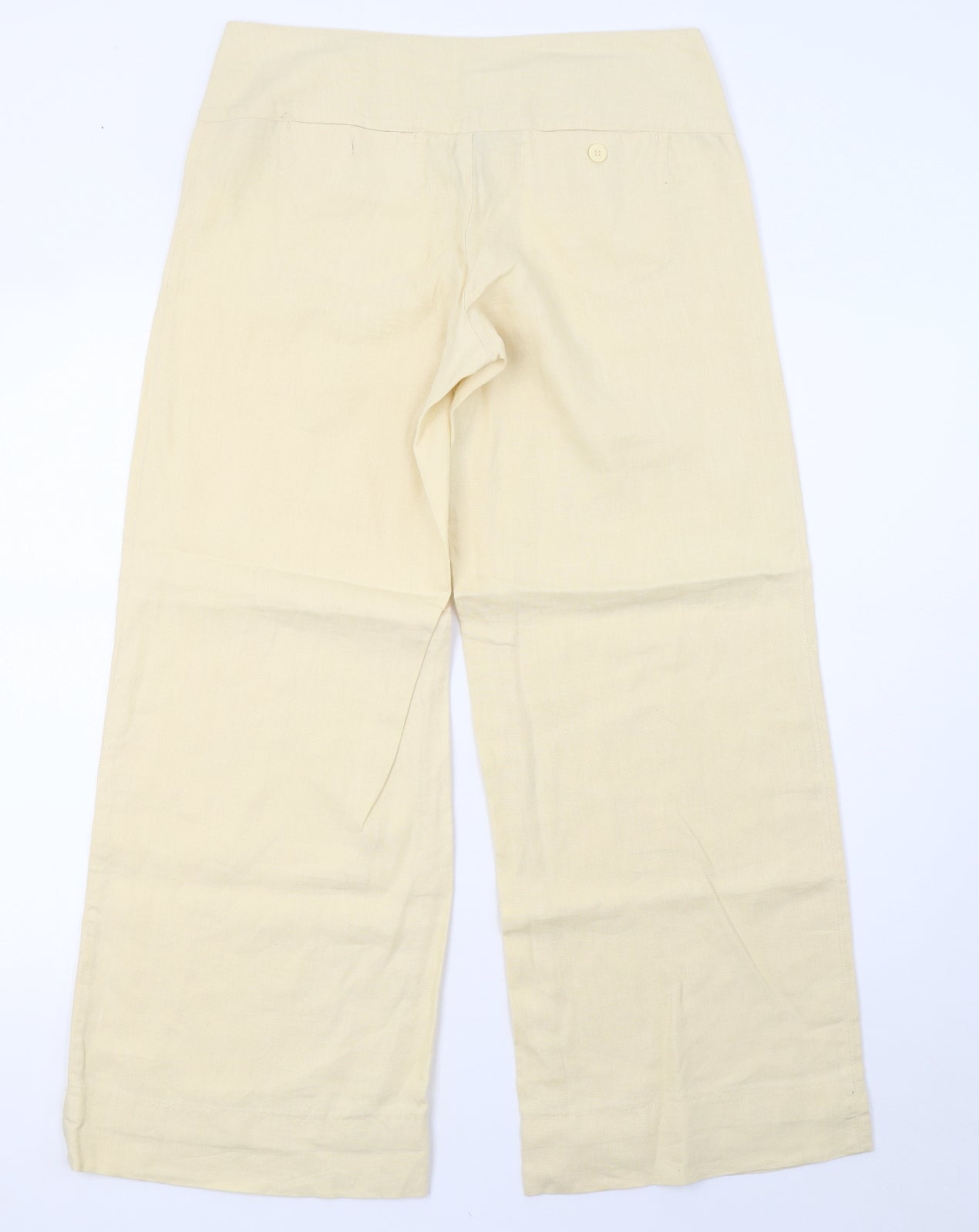 Preworn Womens Yellow   Trousers  Size 16 L30 in