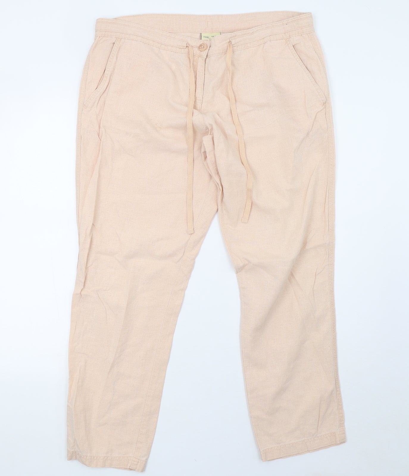 NEXT Womens Pink   Trousers  Size 16 L28 in