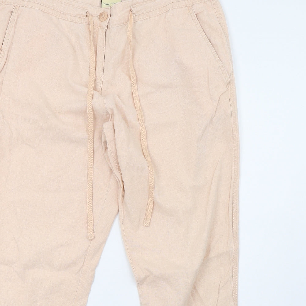 NEXT Womens Pink   Trousers  Size 16 L28 in