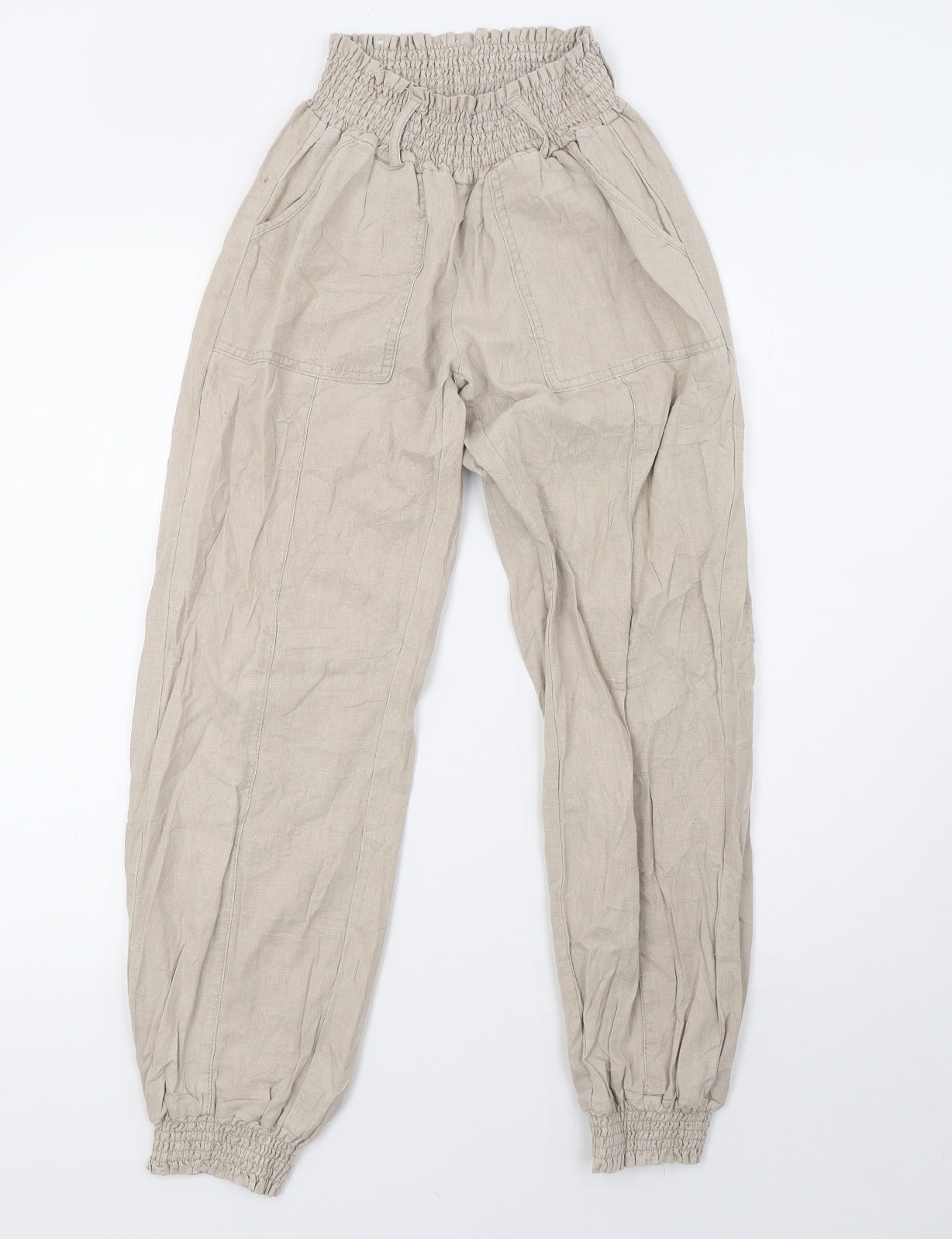 newlook Womens Beige   Trousers  Size 10 L28 in
