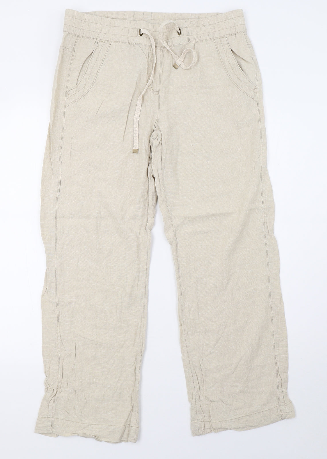 George Womens Beige   Trousers  Size 12 L28 in