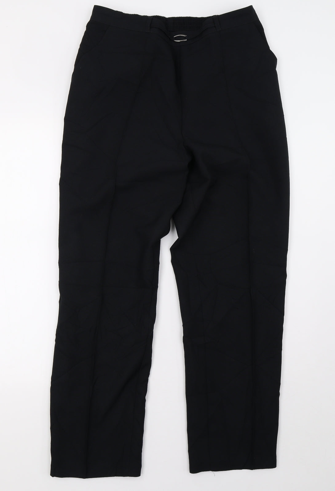 Marks and Spencer Womens Black   Trousers  Size 12 L32 in